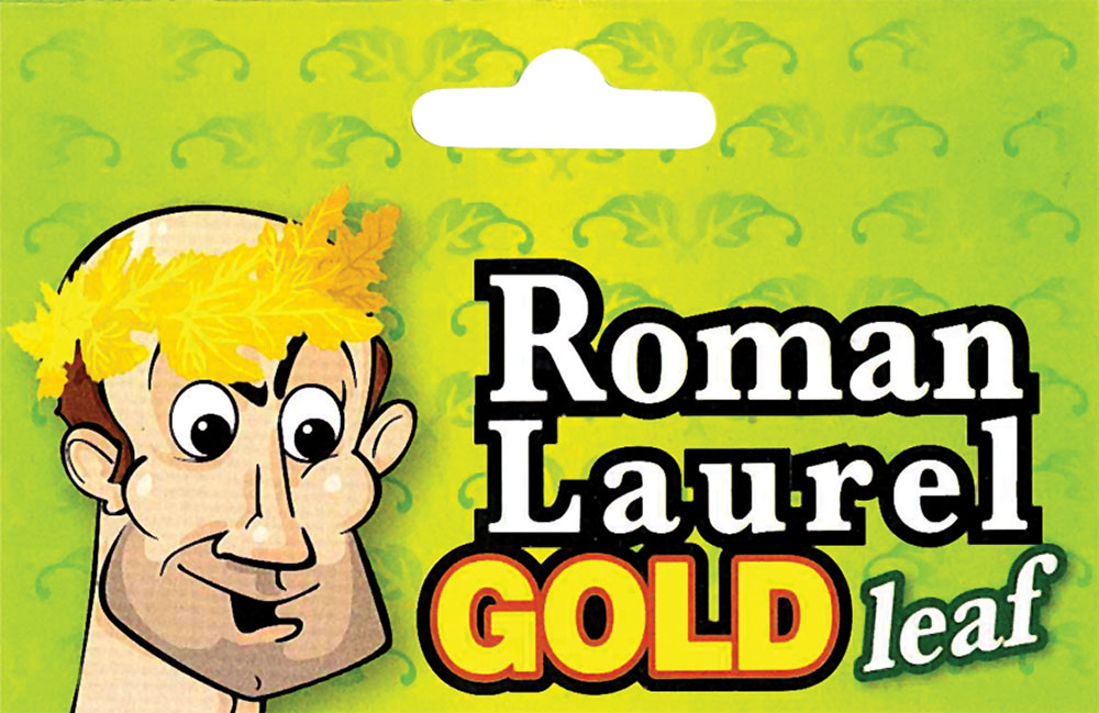 Roman Laurels. Gold Leaf